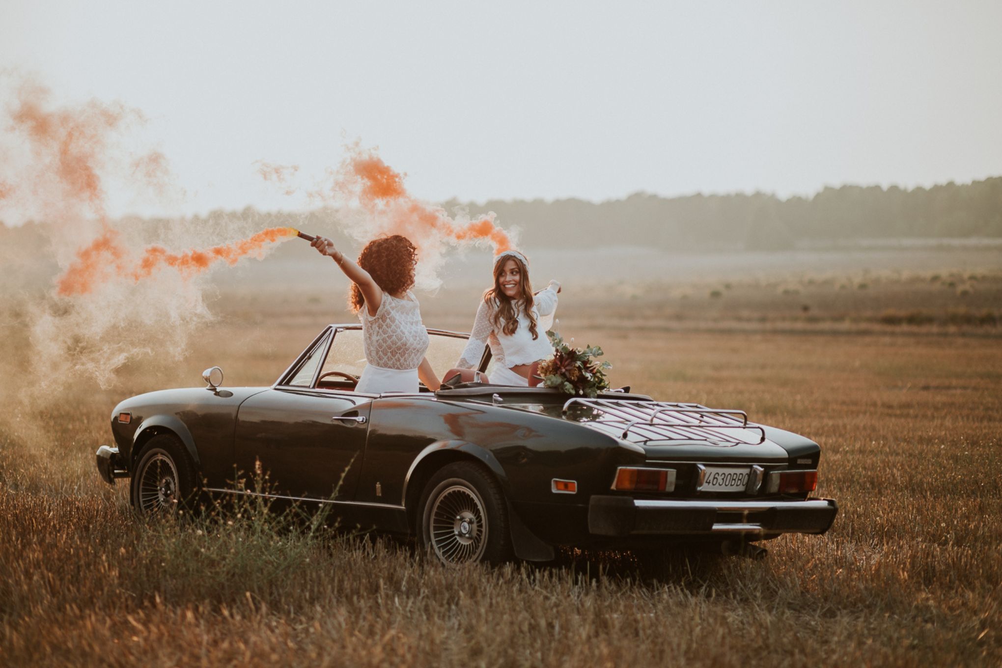 Fotografía de postboda en Murcia de una pareja LGTB